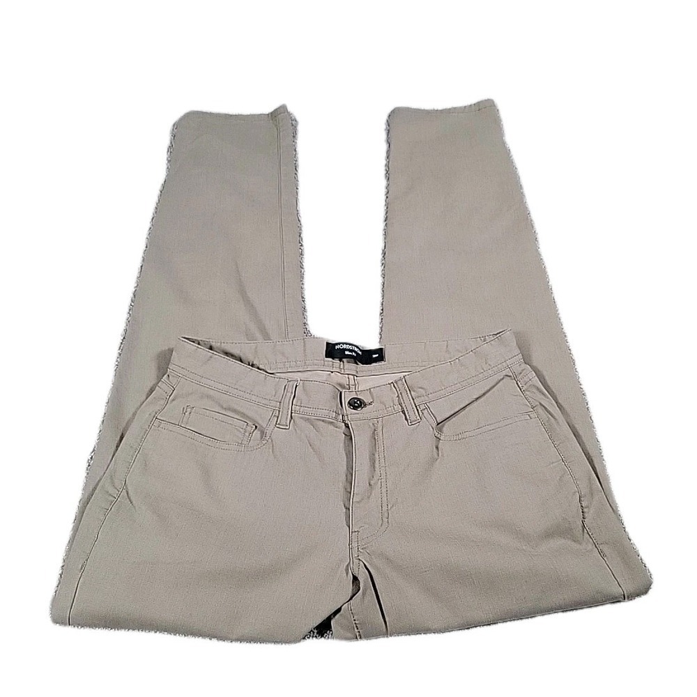 NORDSTROM MEN'S‎ SLIM FIT BEIGE PANTS SIZE 30L